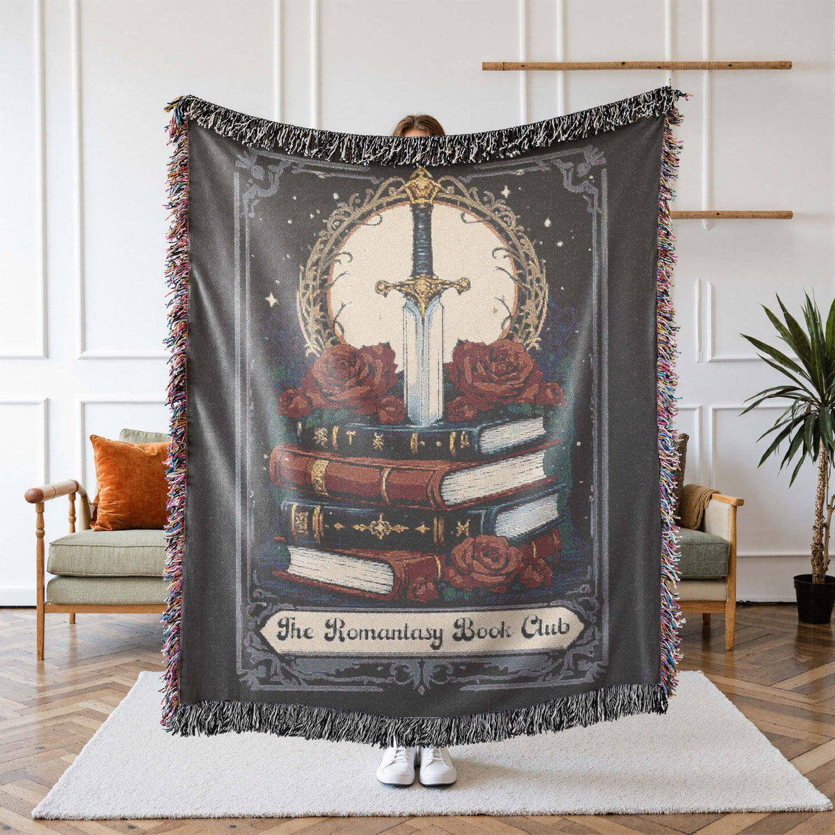 Romantasy Book Club Woven Blanket