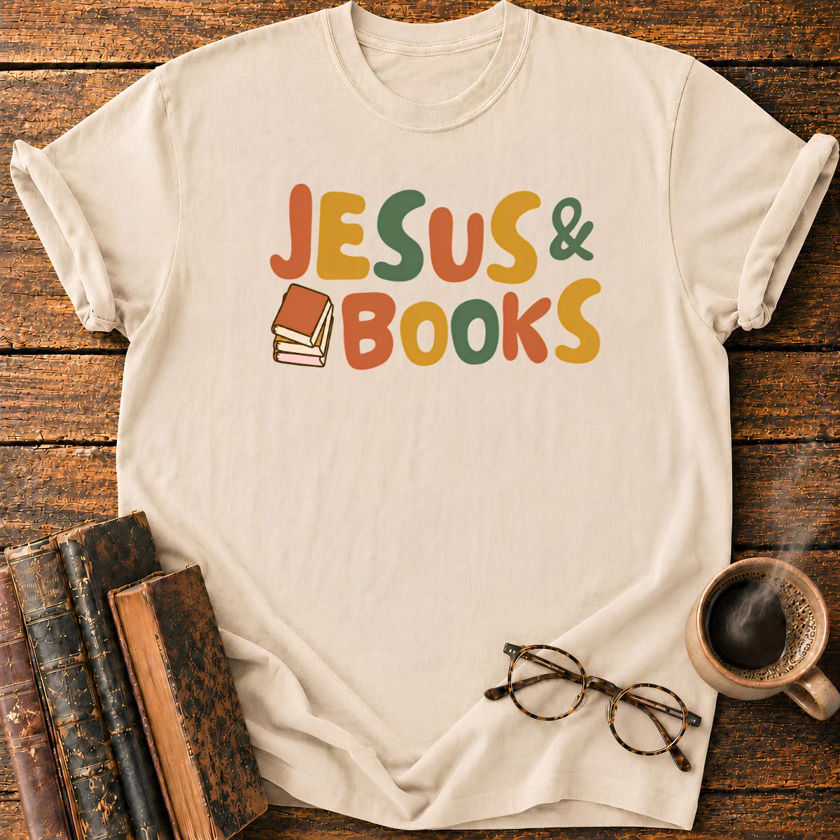 Jesus & Books T-Shirt