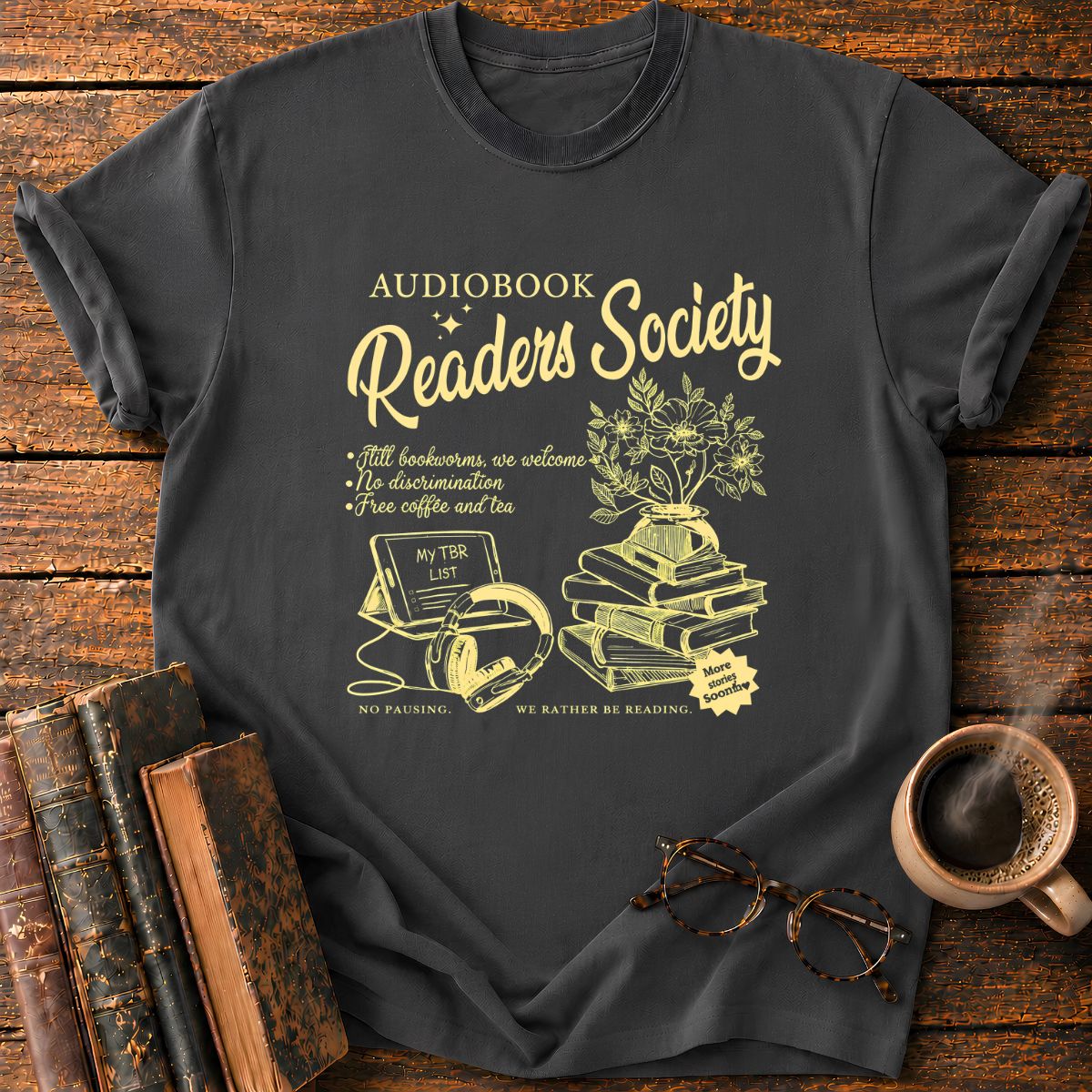 AUDIOBOOK Readers Society T-Shirt