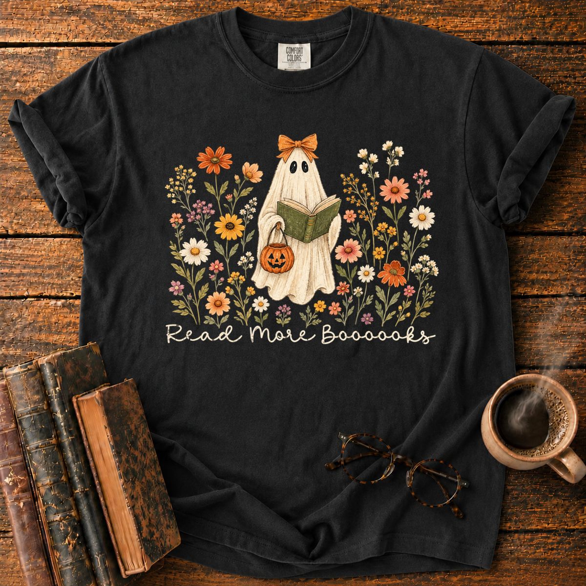 Ghostly Garden Reading Delight T-Shirt