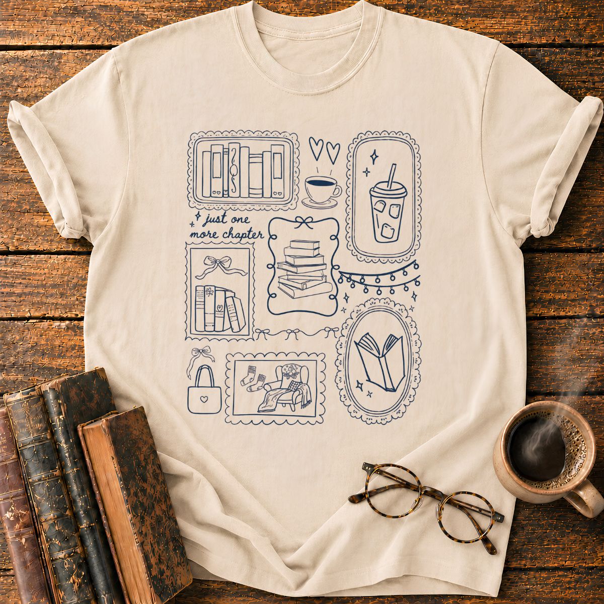 Reading Vintage Stamp T-Shirt