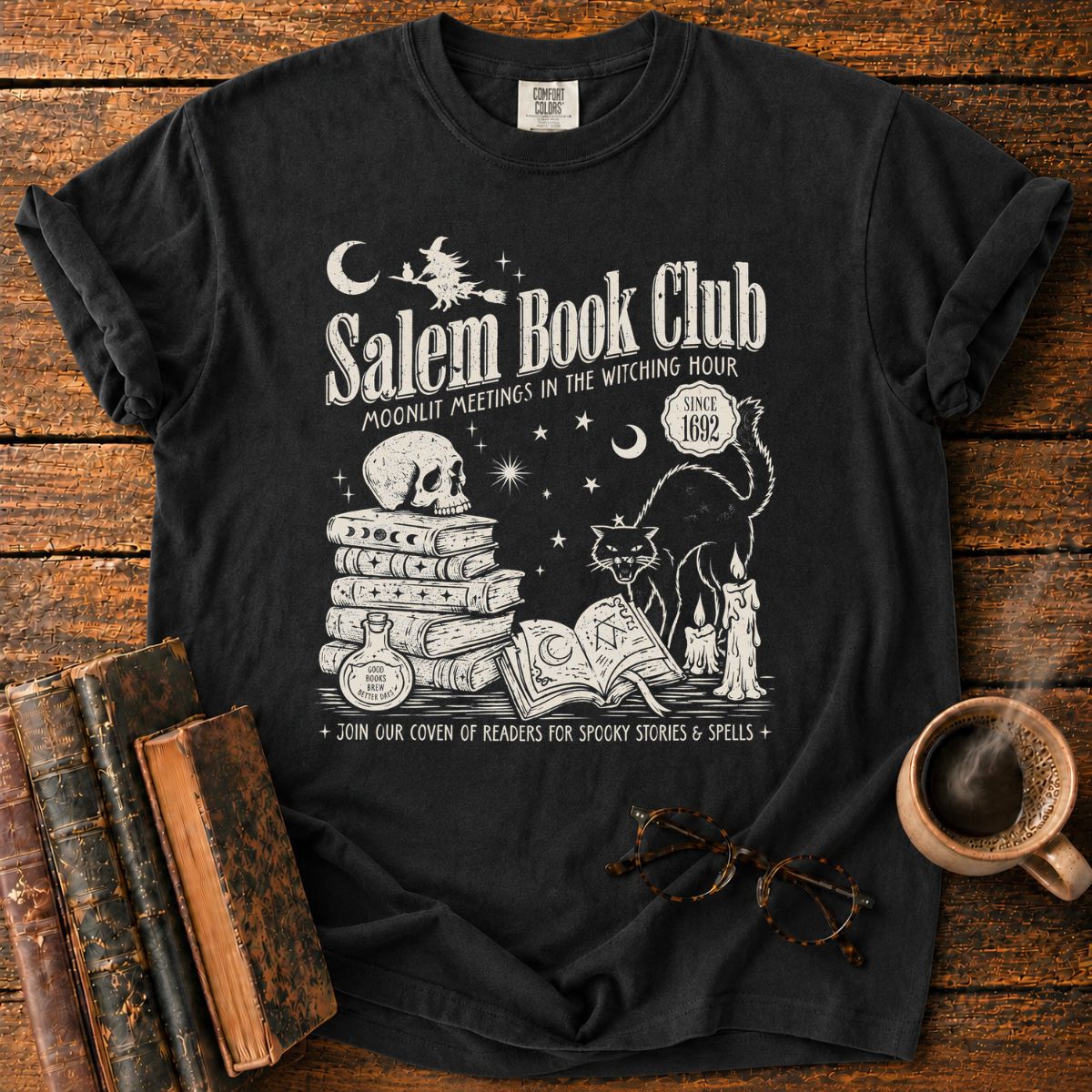 Salem Book Club Witchy T-Shirt