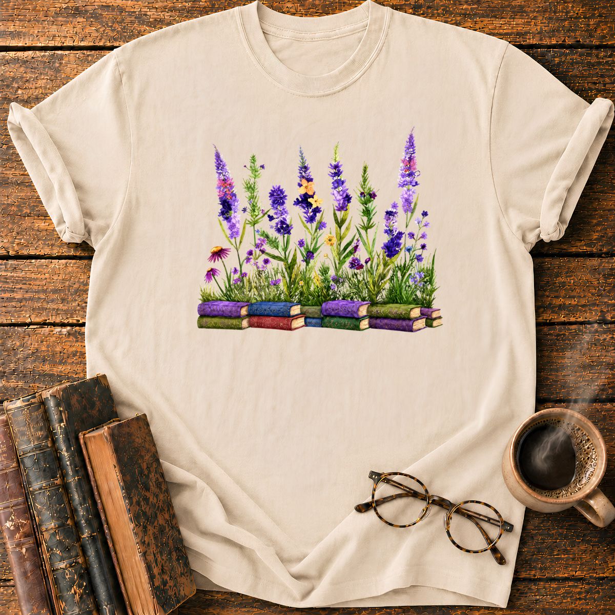Lavender Library T-Shirt