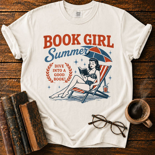 Book Girl Summer Reading Retreat T-Shirt