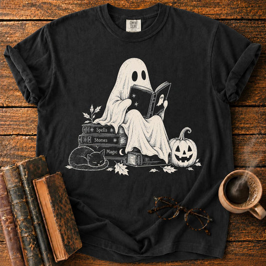 Cozy Ghost’s Halloween Storytime T-Shirt