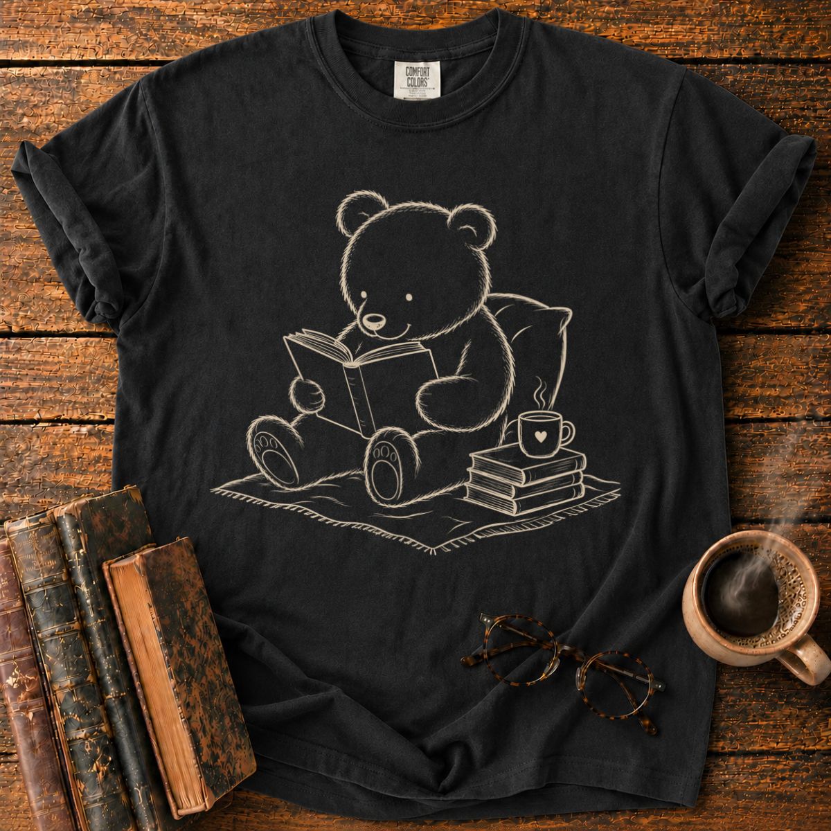 Teddy Bear Reading Corner T-Shirt
