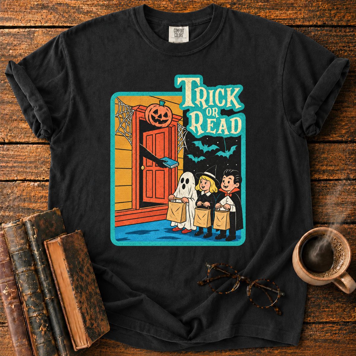 Trick or Read Halloween T-Shirt