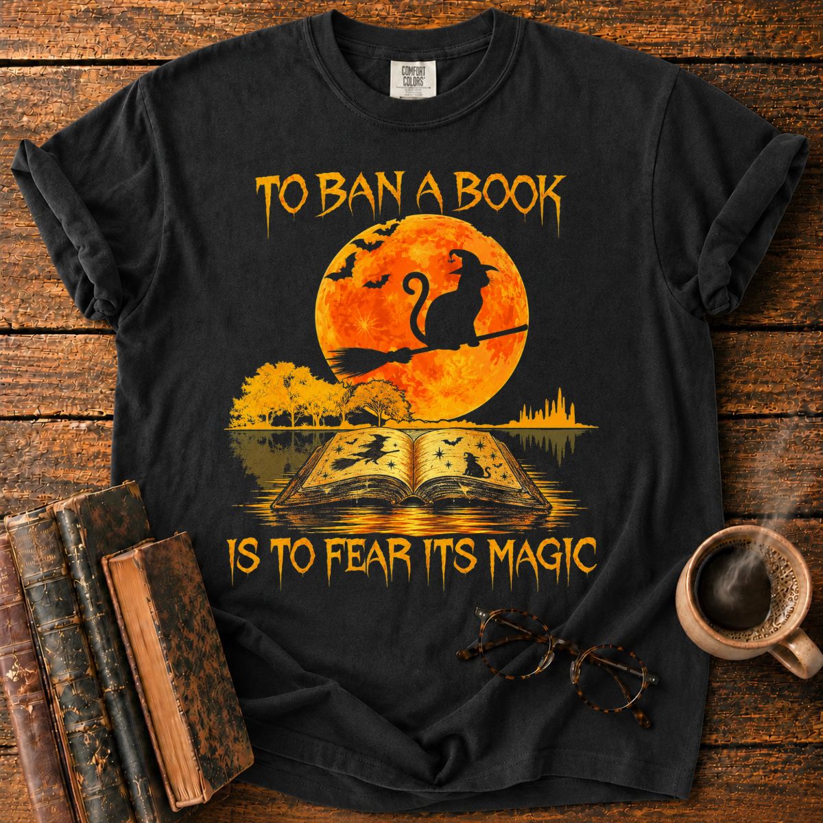 Witch's Book Beneath The Moon T-Shirt