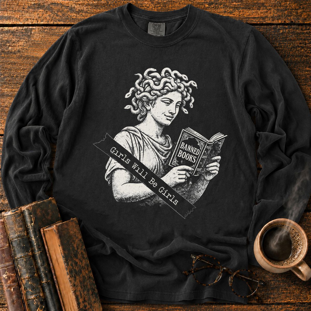 Marble Muse and Banned Books LS T-Shirt