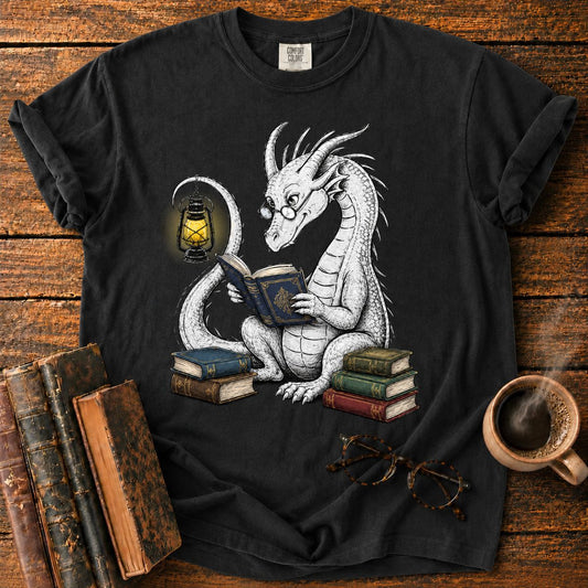 Dragon Scholar by Lantern Light T-Shirt