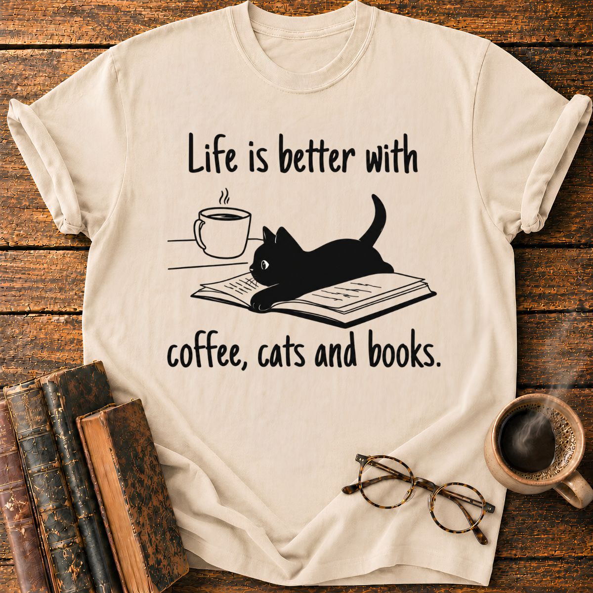Life is Better With Books T-Shirt