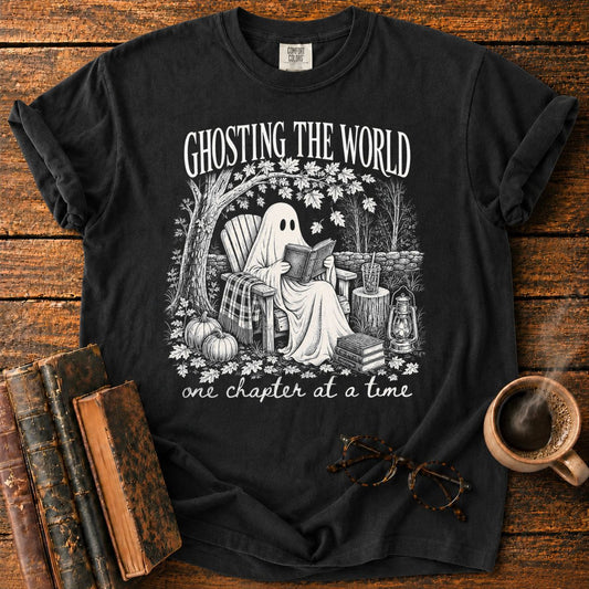 Ghost Reading in Autumn T-Shirt