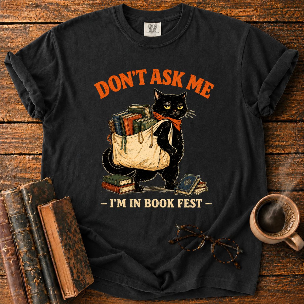 Black Cat Book Fest T-Shirt