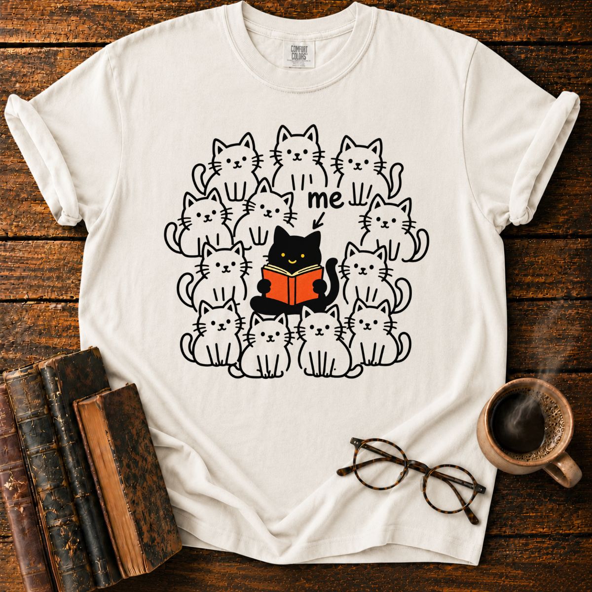 Me Among the Cats T-Shirt