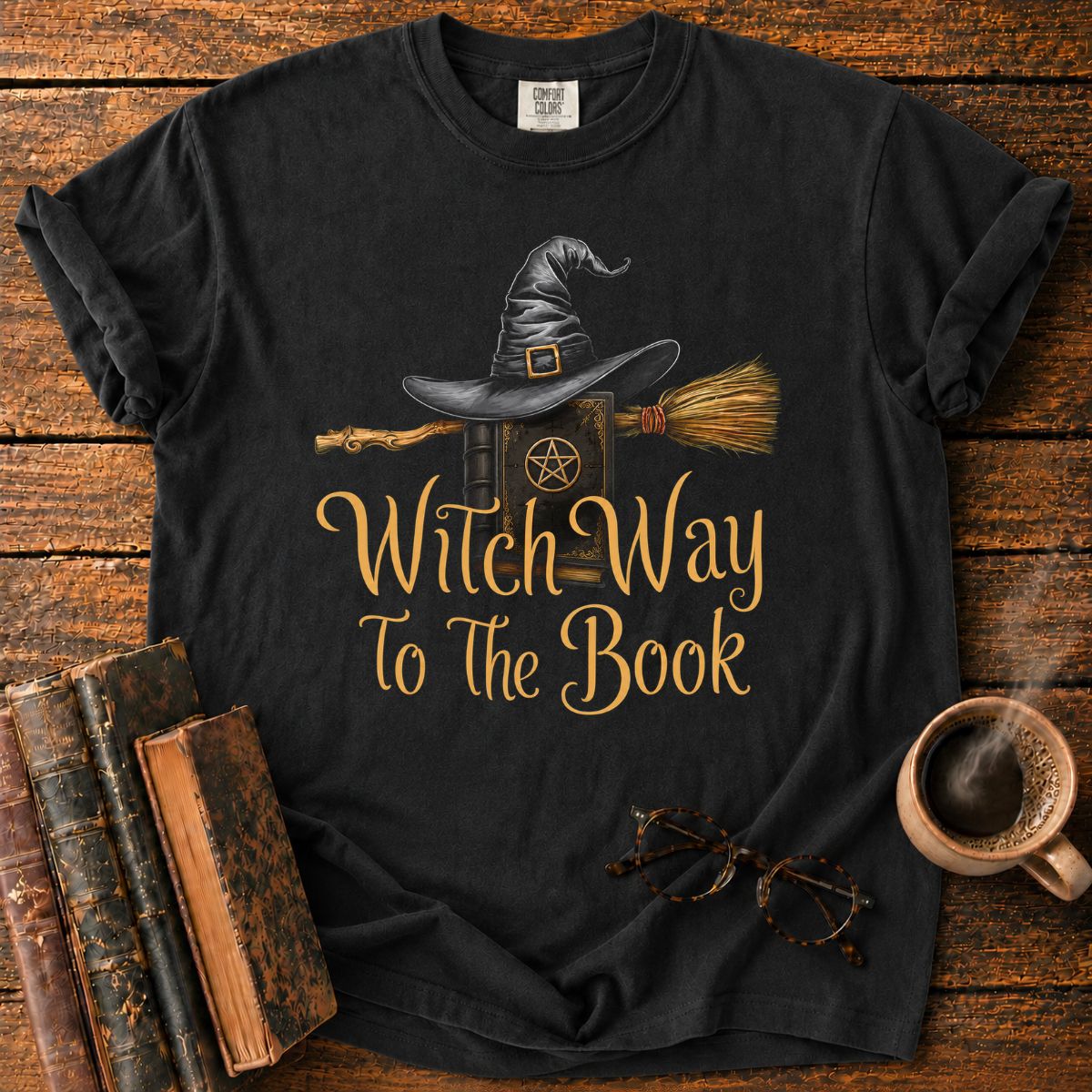Witch Way To The Book T-Shirt