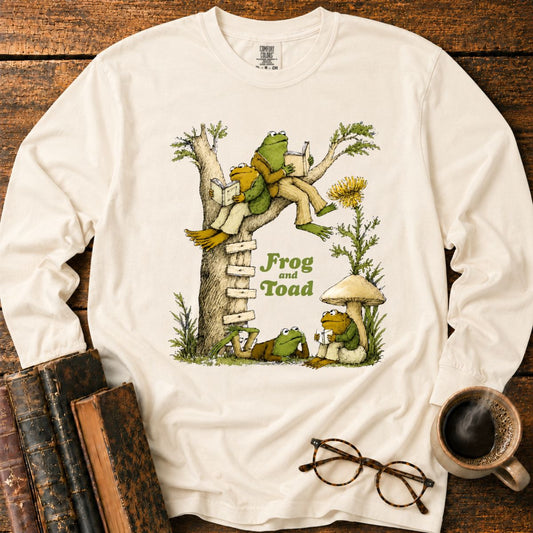 Frog and Toad Under the Tree Long Sleeve T-Shirt