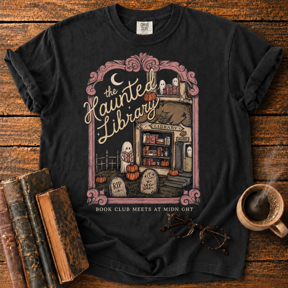 The Haunted Library T-Shirt