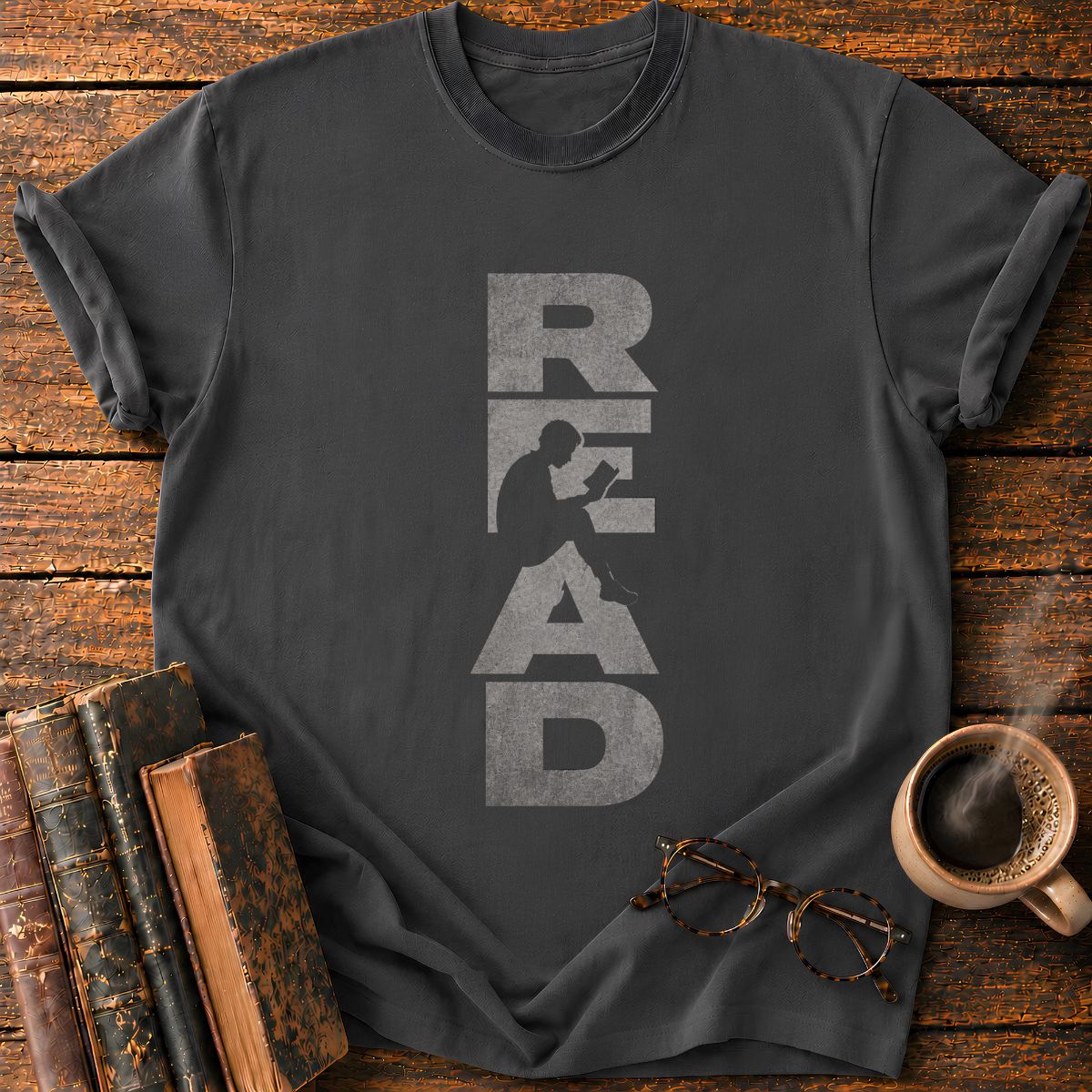 READ_ A Man in Letters T-Shirt
