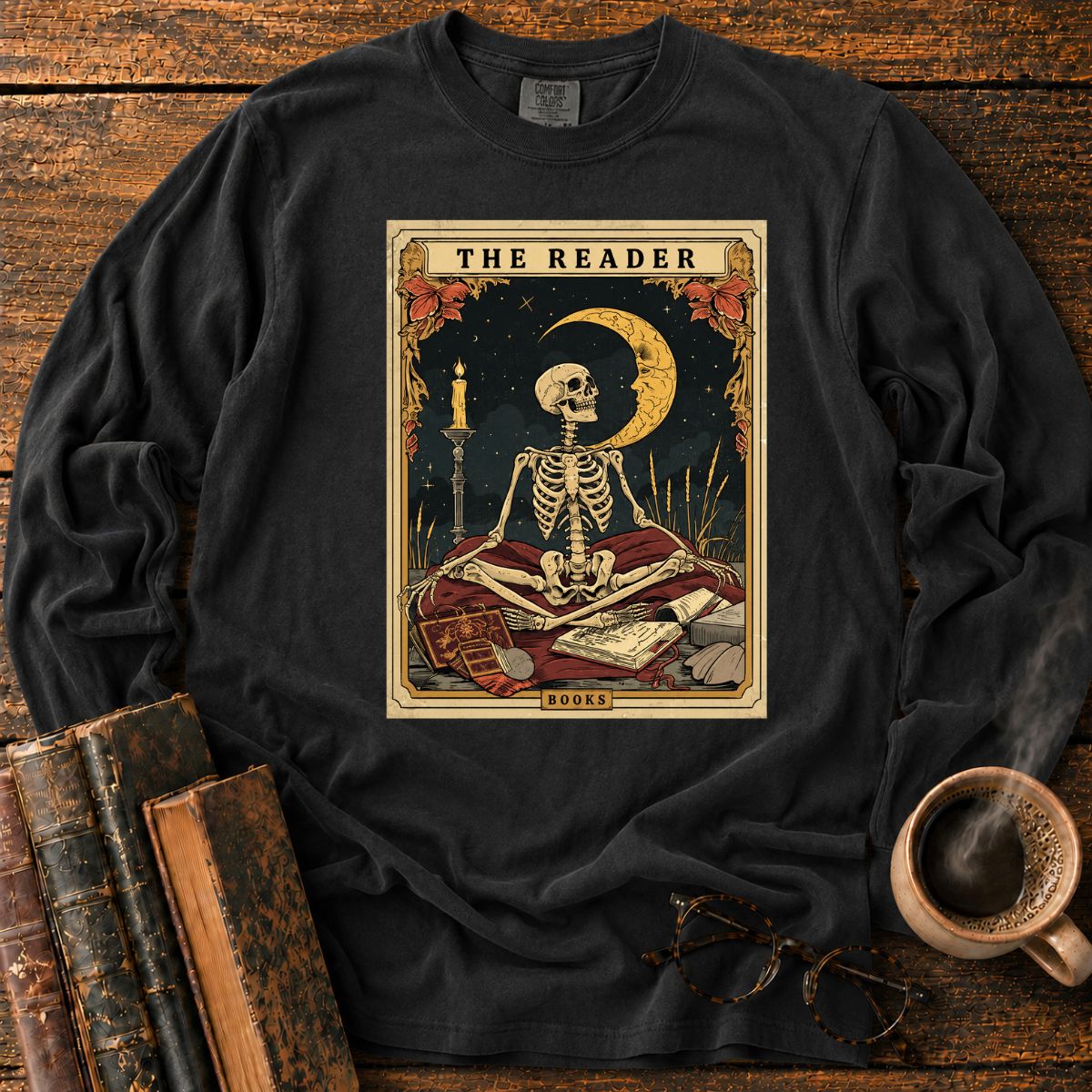 The Reader Tarot LS T-Shirt
