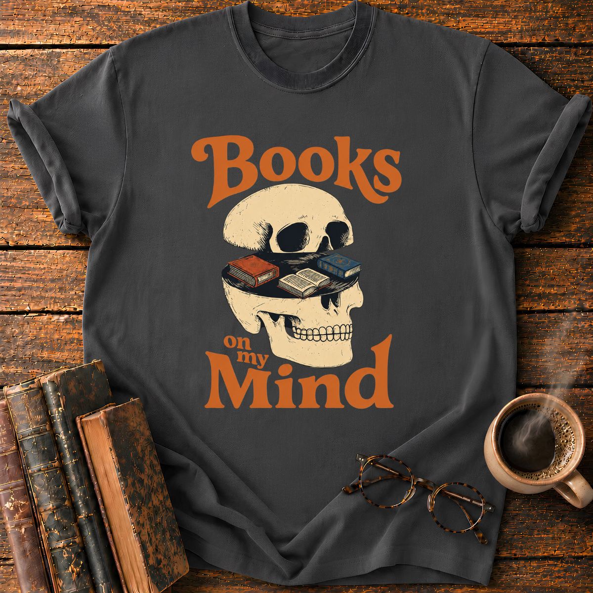 Books on My Mind Vintage T-Shirt