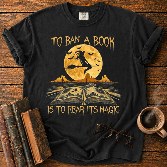 Magic Book on the Desert Highway T-Shirt