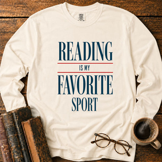 Reading is My Favorite Sport Long Sleeve T-Shirt