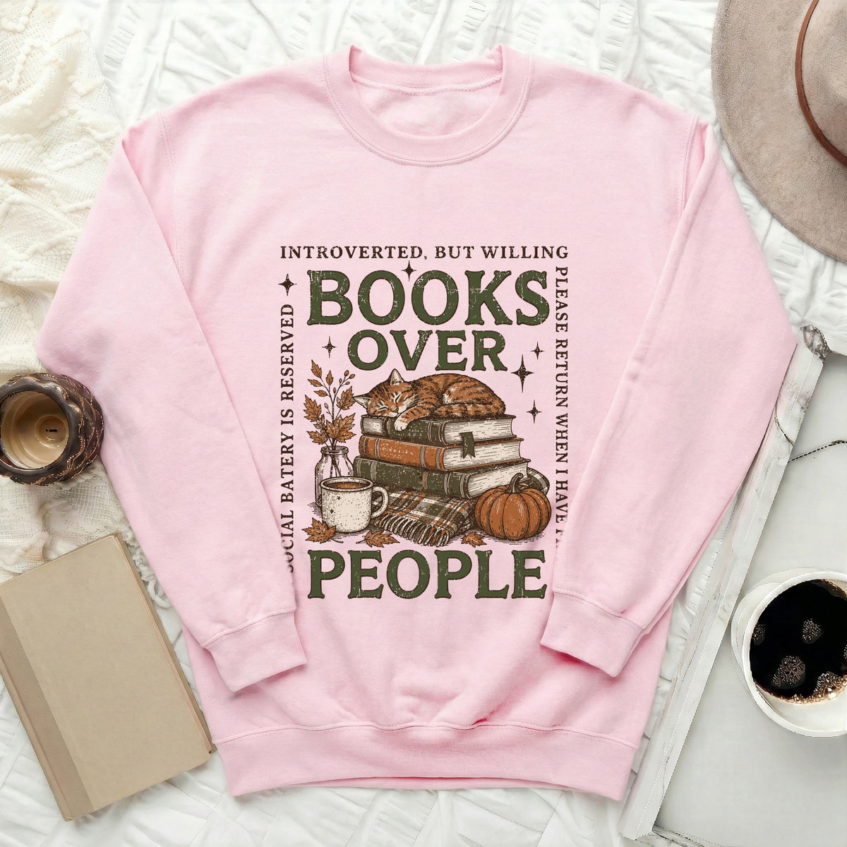 Books Over People Sweatshirt