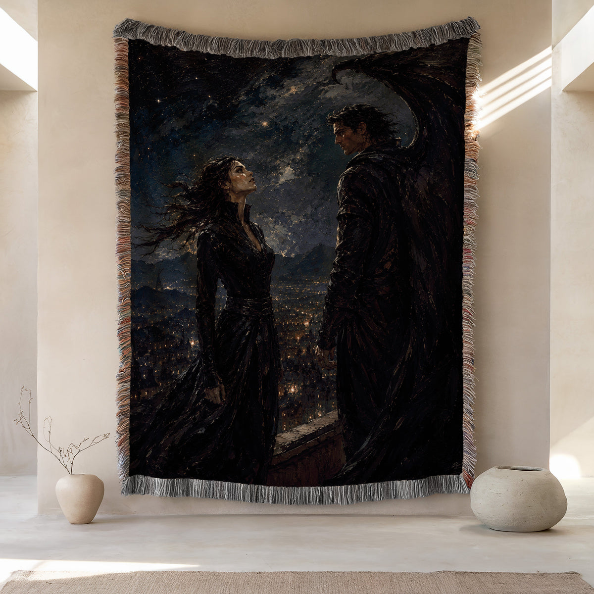 Fae Bound Woven Throw Blanket