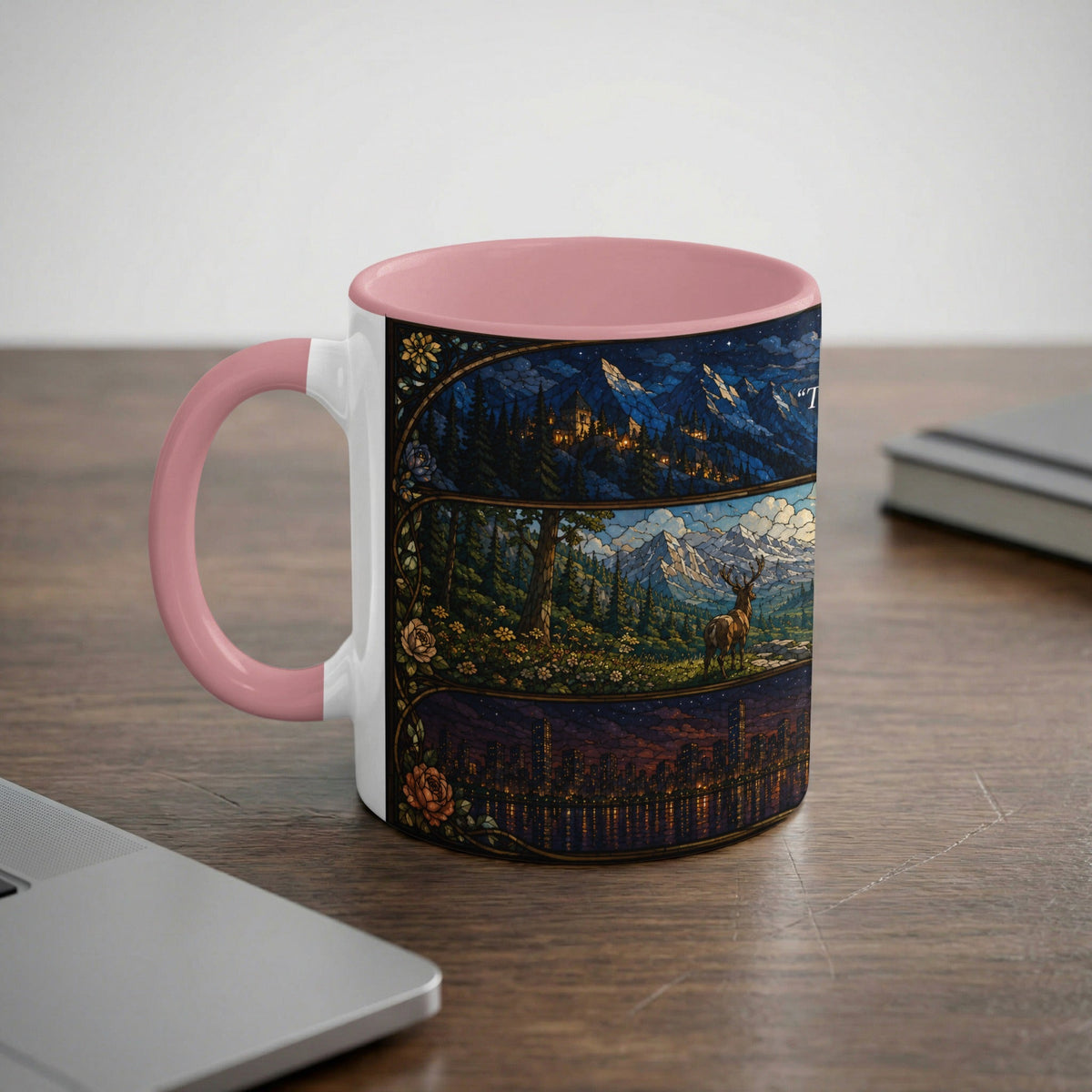Stained Glass Maas Realms Mug
