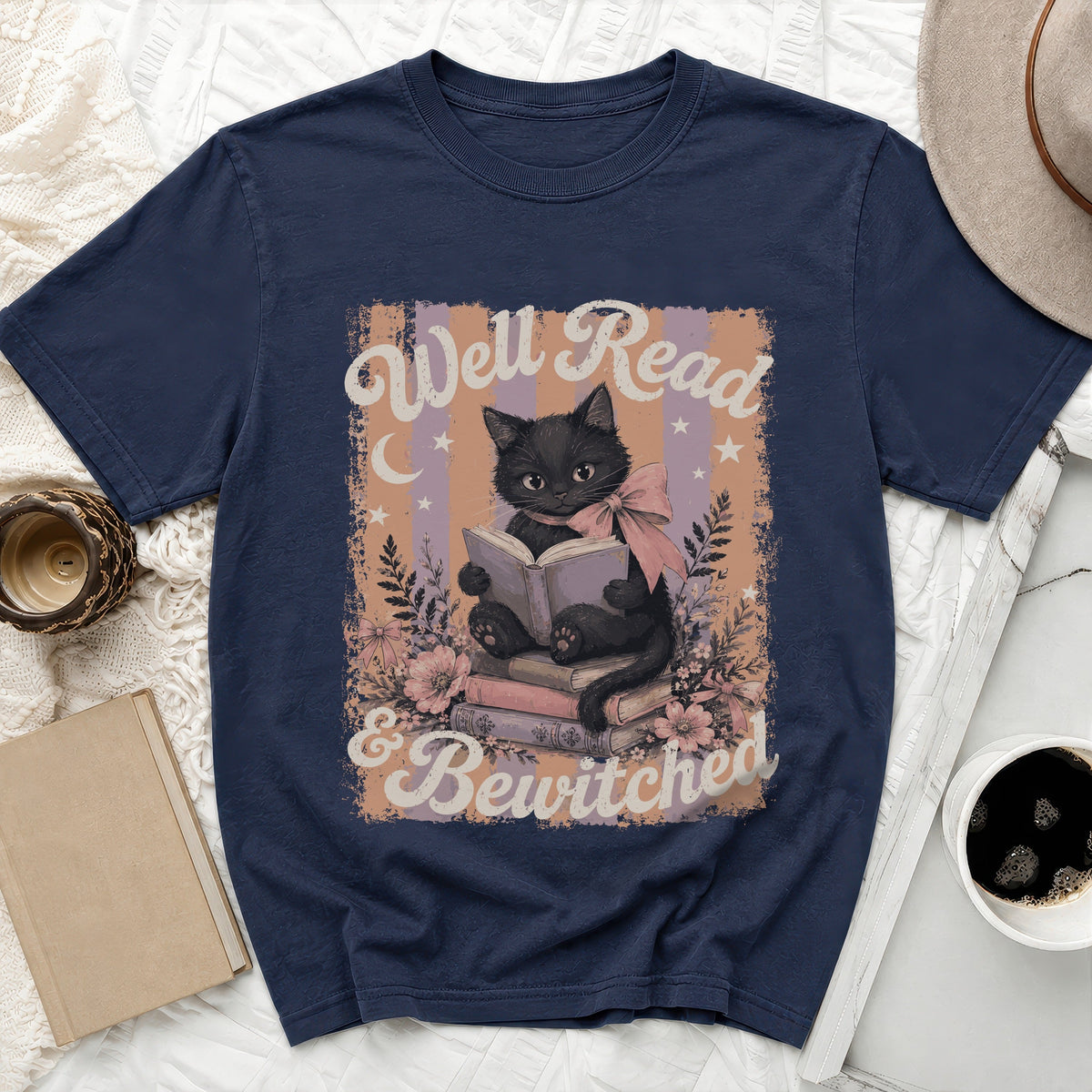 Well Read Cat Tee