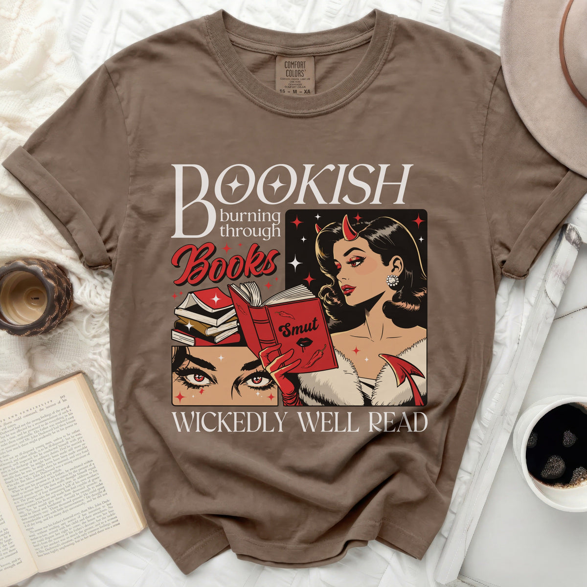 Wicked Smut Reader Pin-Up Tee