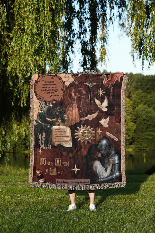 Timeless Romance Woven Throw Blanket