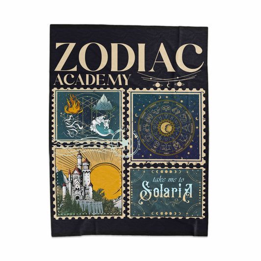Zodiac Academy Elements Velveteen Plush Blanket