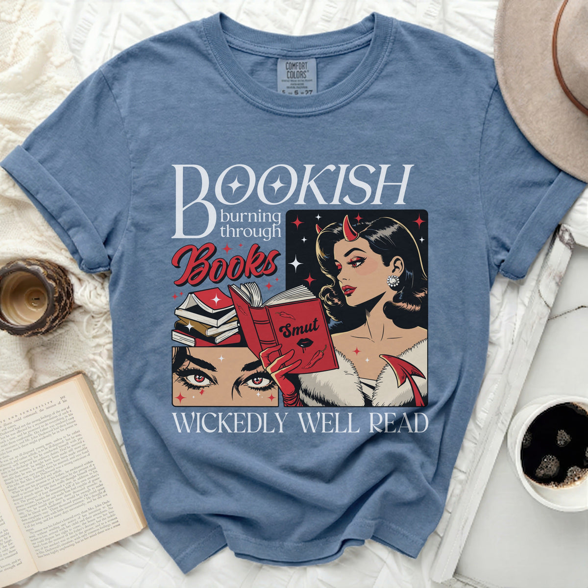 Wicked Smut Reader Pin-Up Tee