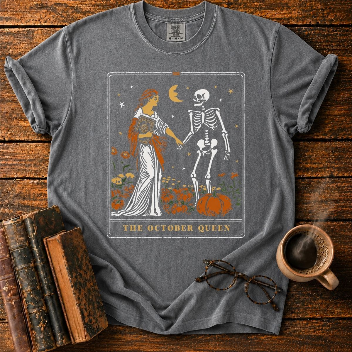 The October Queen Tarot Card T-Shirt