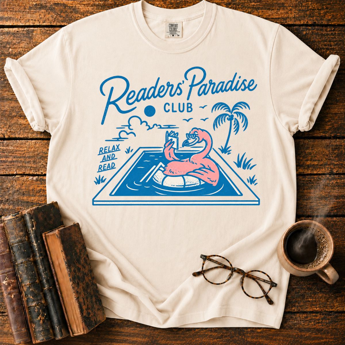 Readers Paradise Club Flamingo T-Shirt