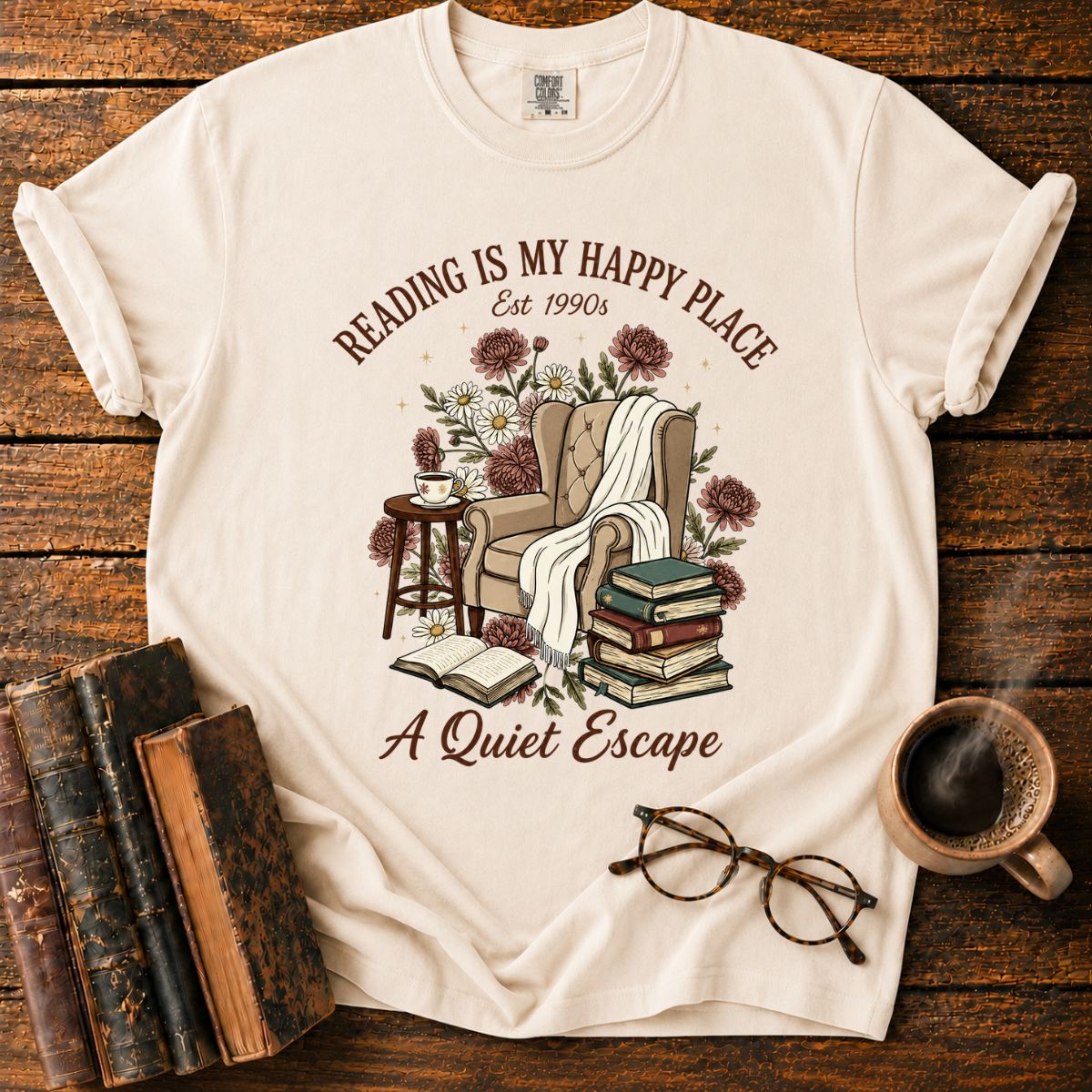 Reading Is My Happy Place T-Shirt