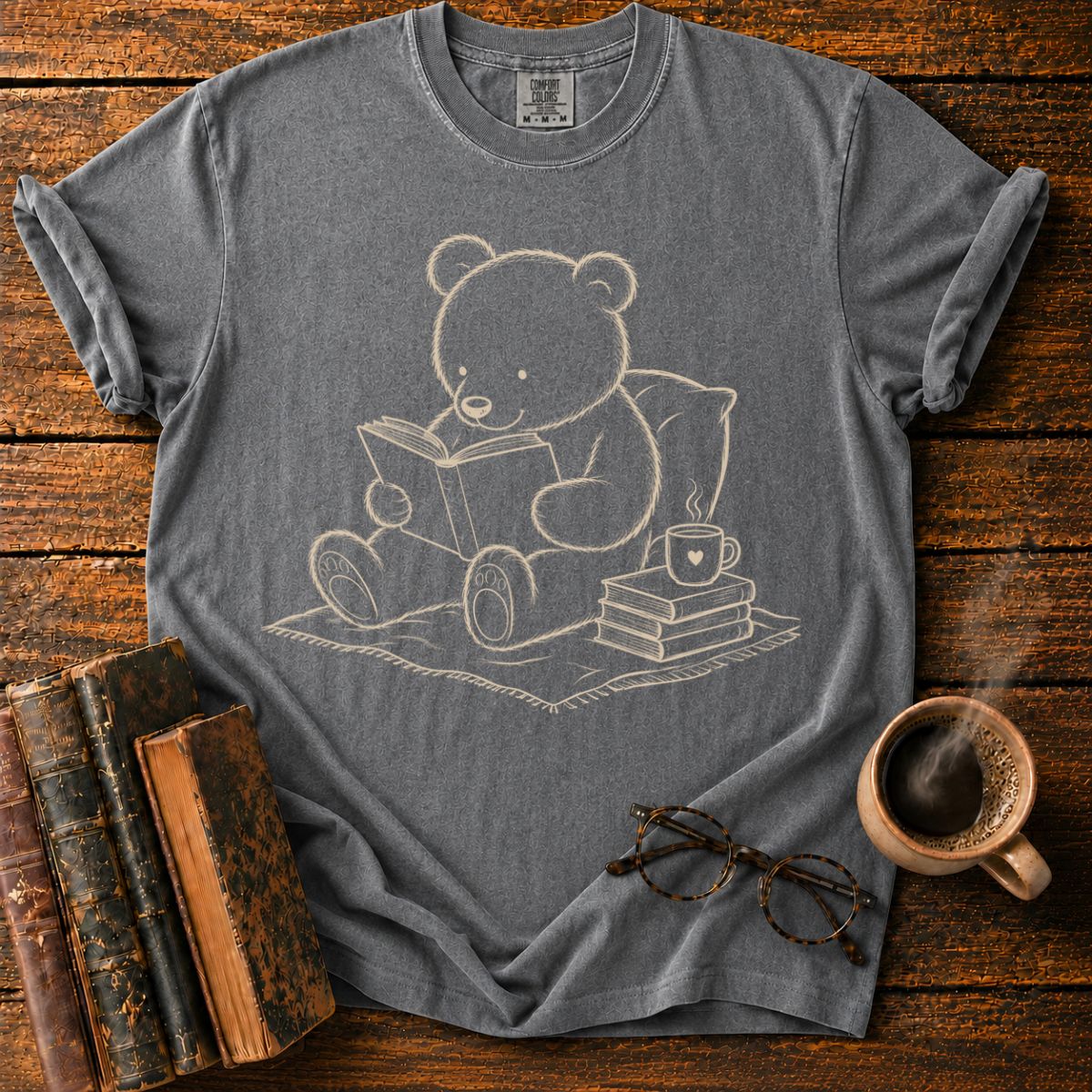 Teddy Bear Reading Corner T-Shirt