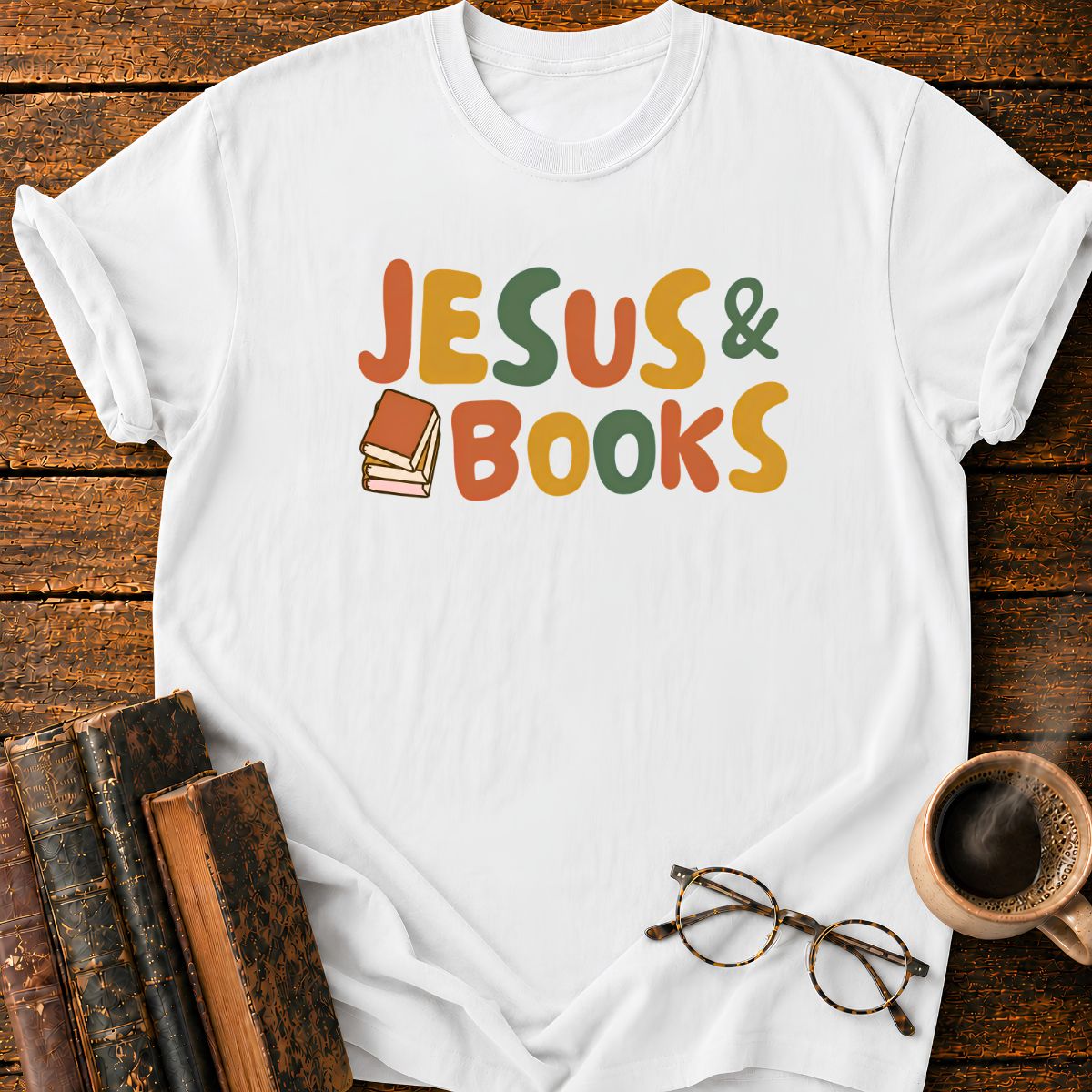 Jesus & Books T-Shirt