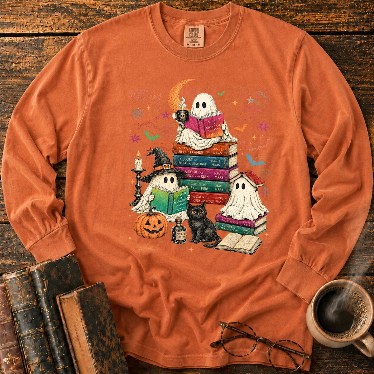 Ghost Readers LS T-Shirt