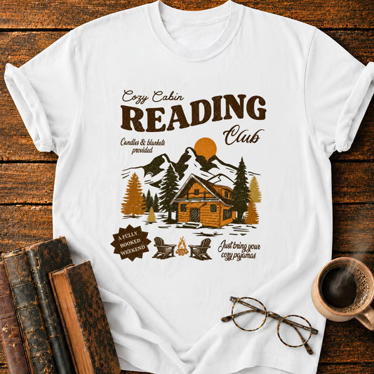 Cozy Cabin Book Club T-Shirt