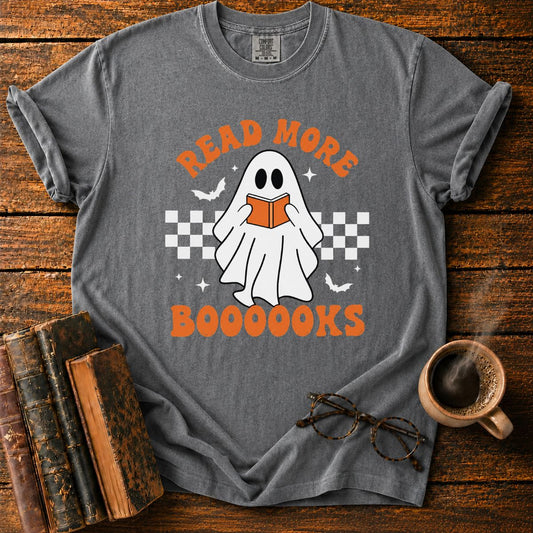 Ghost Reads More, Booooks Forever T-Shirt