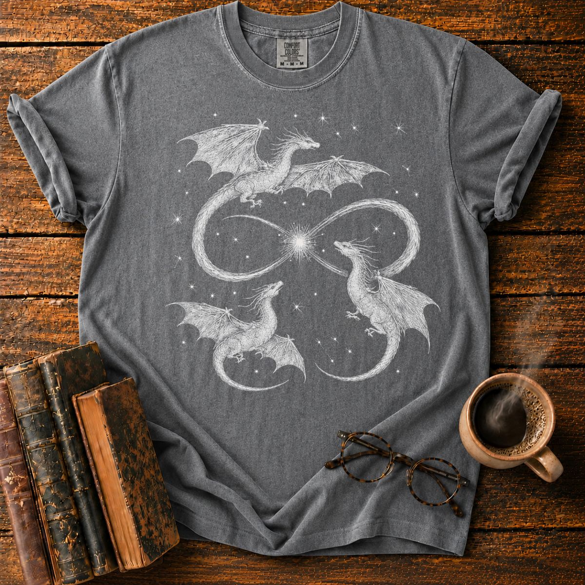 Cosmic Dragons Around Infinity T-Shirt