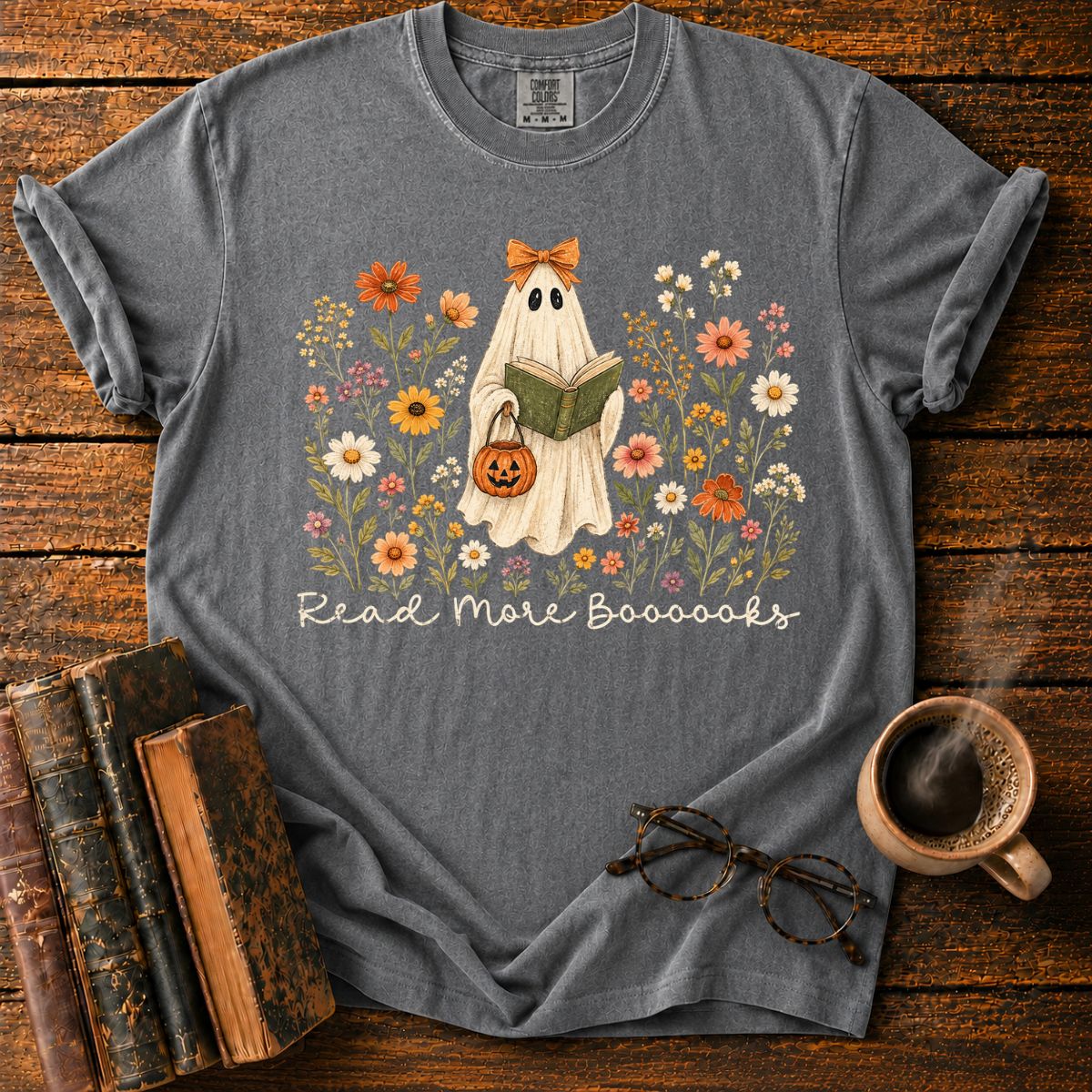 Ghostly Garden Reading Delight T-Shirt