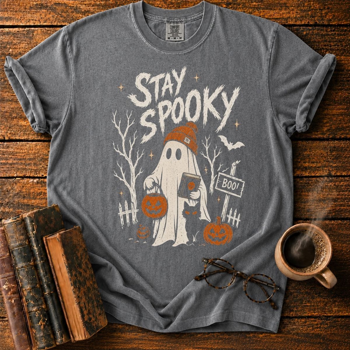 Stay Spooky Ghost Halloween T-Shirt