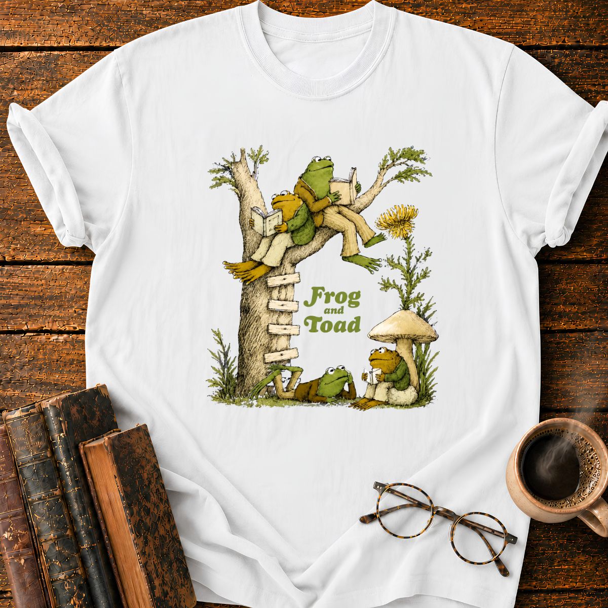 Frog and Toad Under the Tree T-Shirt