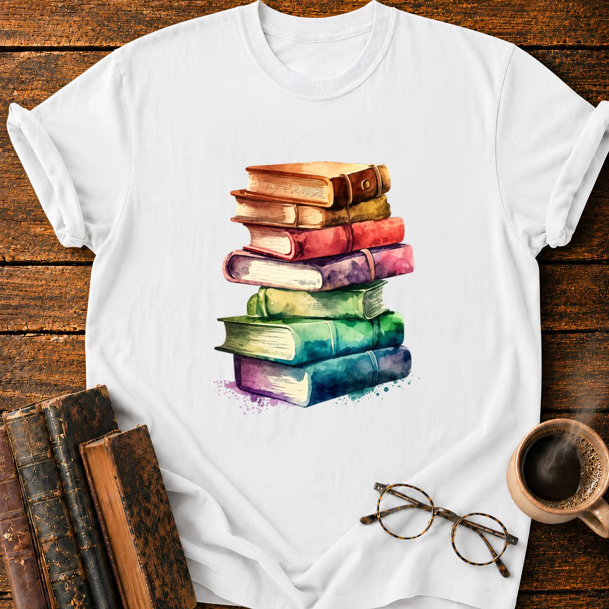 Books Art T-Shirt