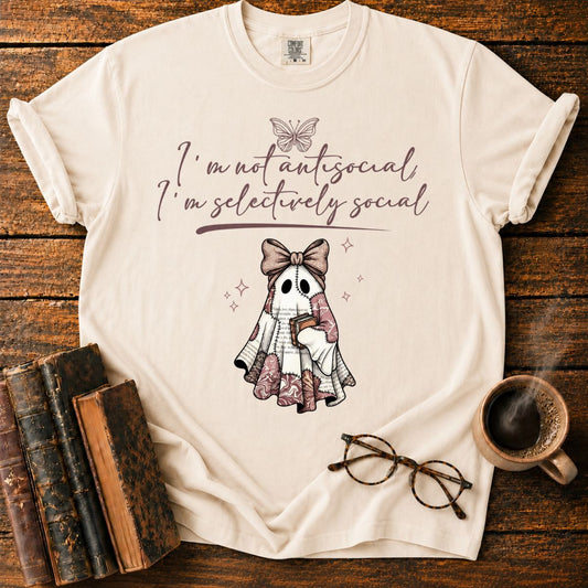 Selectively Social Ghost T-Shirt