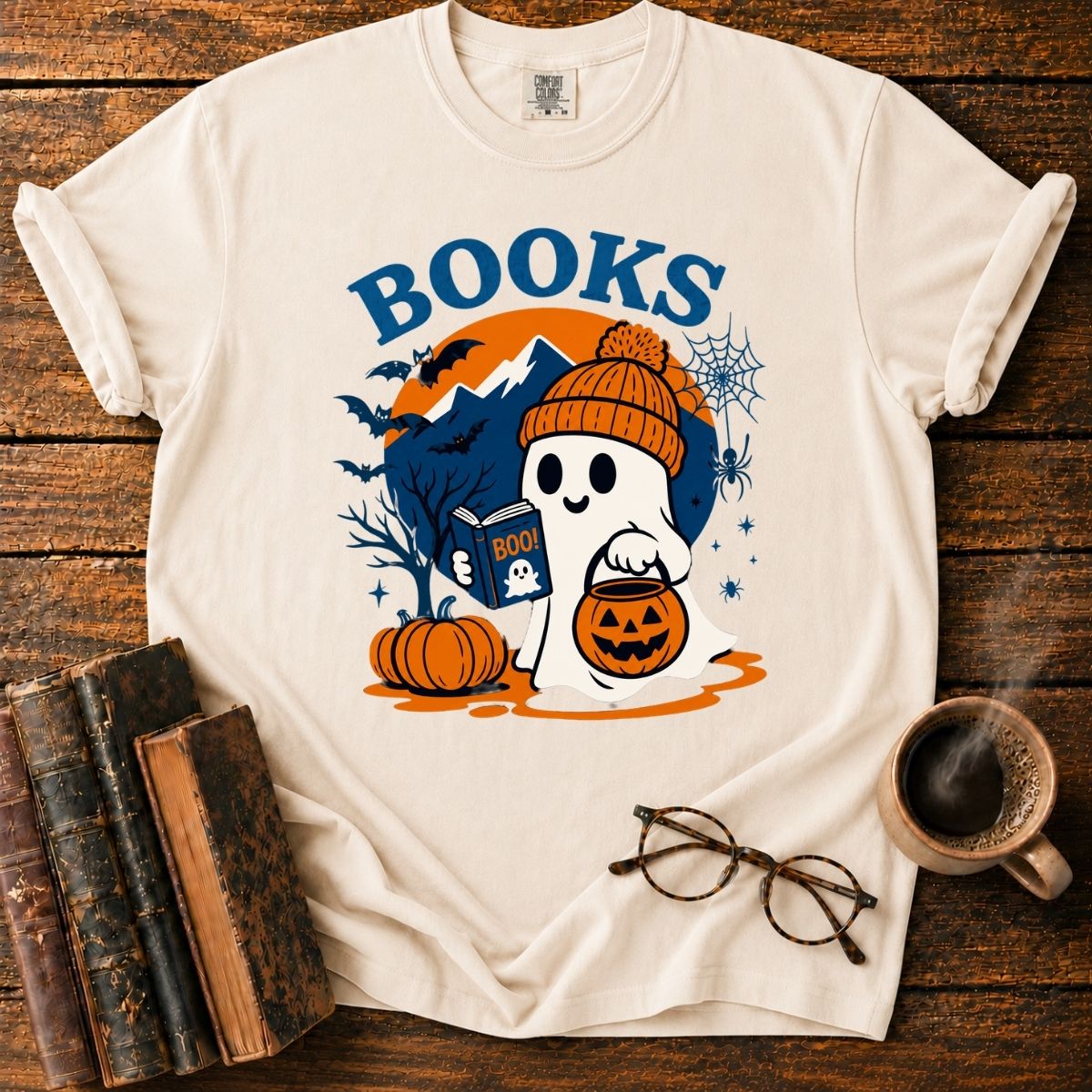 Spooky Books and Ghostly Tales T-Shirt