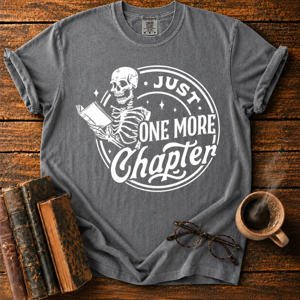 Just One More Chapter Emblem T-Shirt